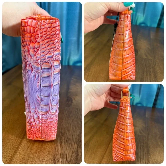 Brahmin NWT Lorelei - Daiquiri Ombre - Purple/Orange - VERY RARE - HTF - Picture 5 of 10